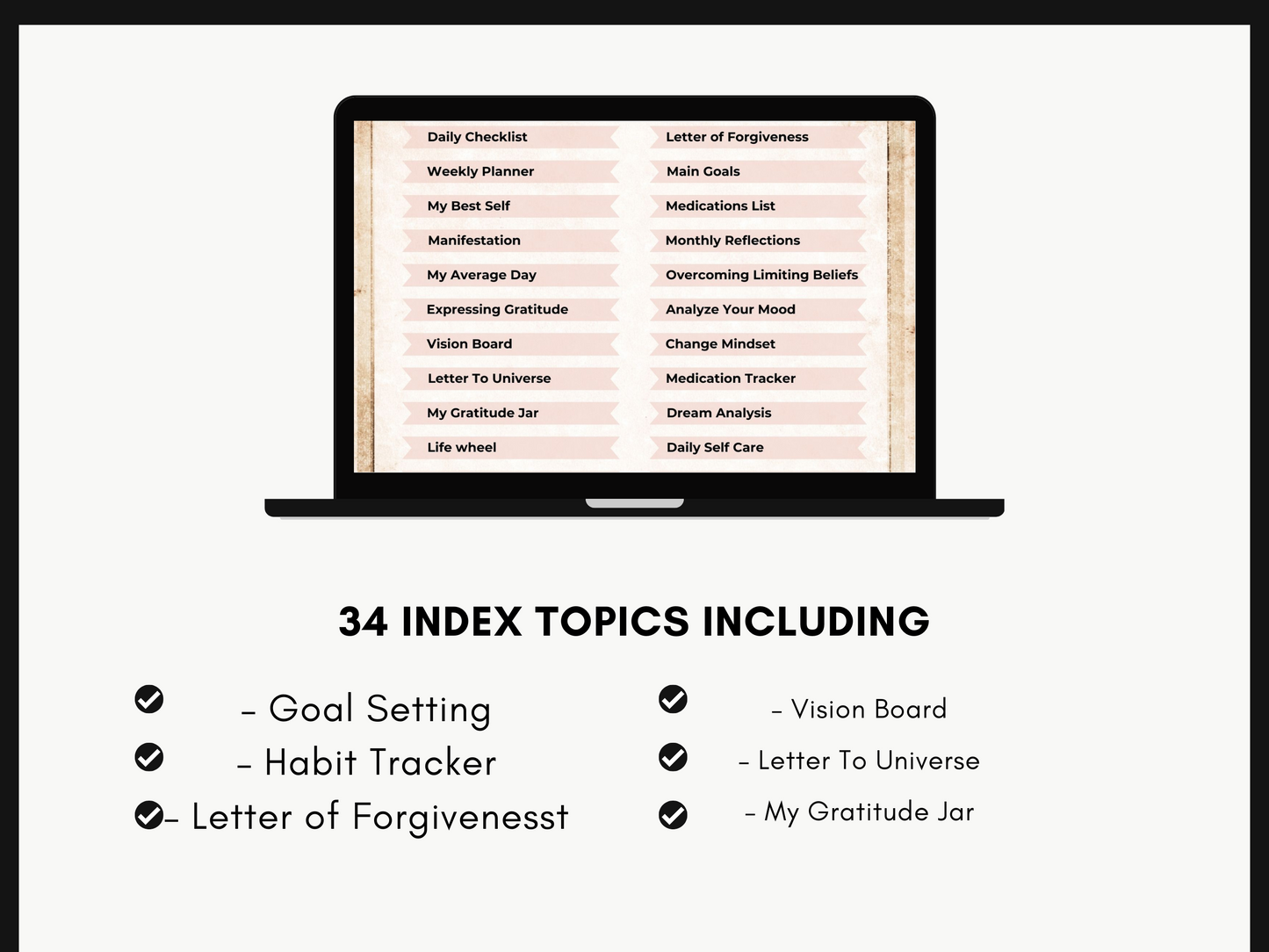 Comprehensive Digital Vision Board Planner:  Transform Your Life Achieve Your Goals (For Android and Ipad)