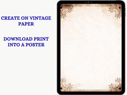 Comprehensive Digital Vision Board Planner:  Transform Your Life Achieve Your Goals (For Android and Ipad)